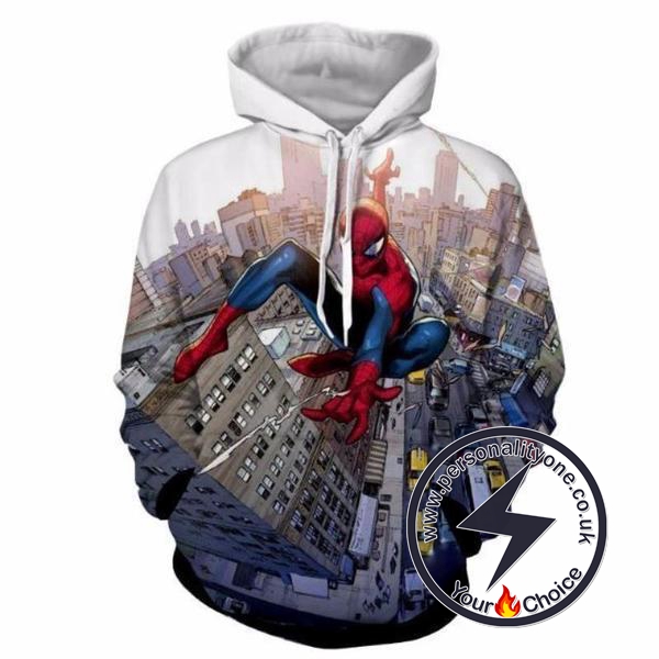 SPIDERMAN 3D Hoodies - ZIP UP - SPIDERMAN 3D